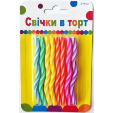 Артикул С-1-012-1 Свічки "Веселка 2"