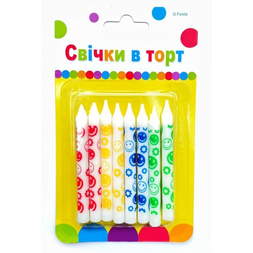 Артикул С-1-013-1 Свічки "Happy Birthday"