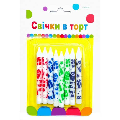 Артикул С-1-013-2 Свічки "Happy Birthday"