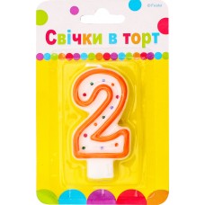 Артикул С-1-003 Свічка Цифра "2"