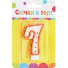Артикул С-1-008 Свічка Цифра "7"