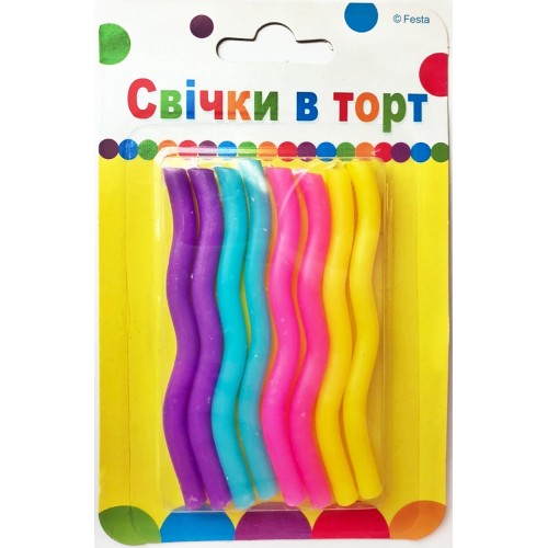 Артикул С-1-012 Свічки "Веселка"